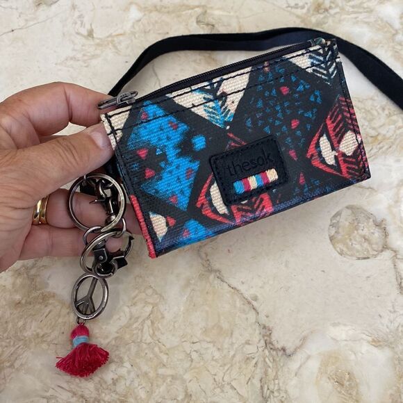 NWOT The Sak Pacifica ID Lanyard Wallet Keychain - Picture 2 of 8